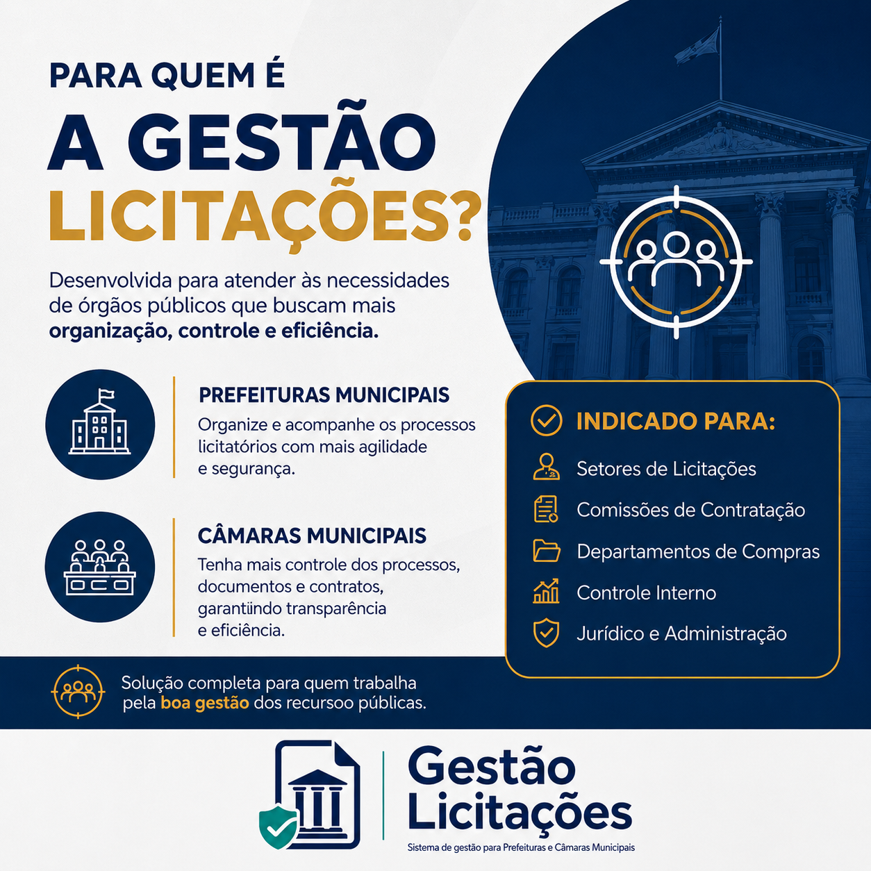 Para quem é a Gestão Licitações